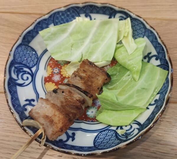塩串焼き　食べ方２