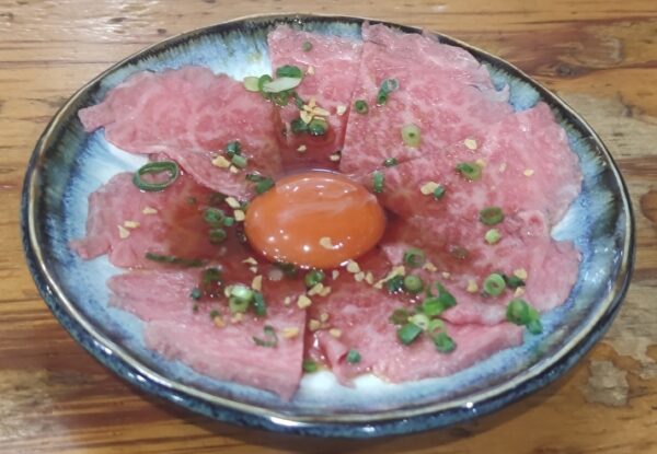 近江牛上ユッケ